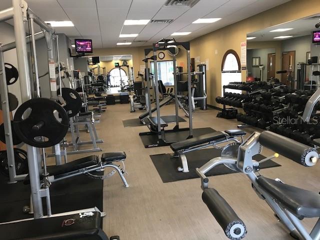 10959 Keys Gate Dr, Riverview, FL 33579 - workout area with visible vents