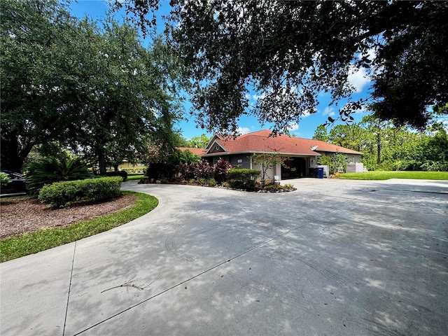 view of ranch-style home