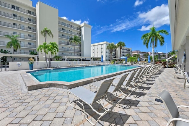 view of community pool