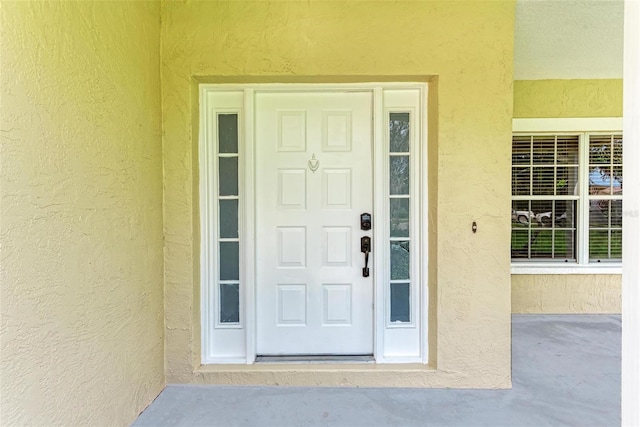 view of entrance to property