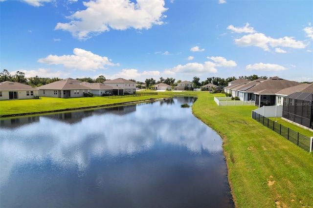 property view of water