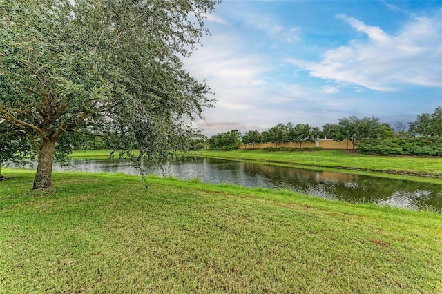 property view of water