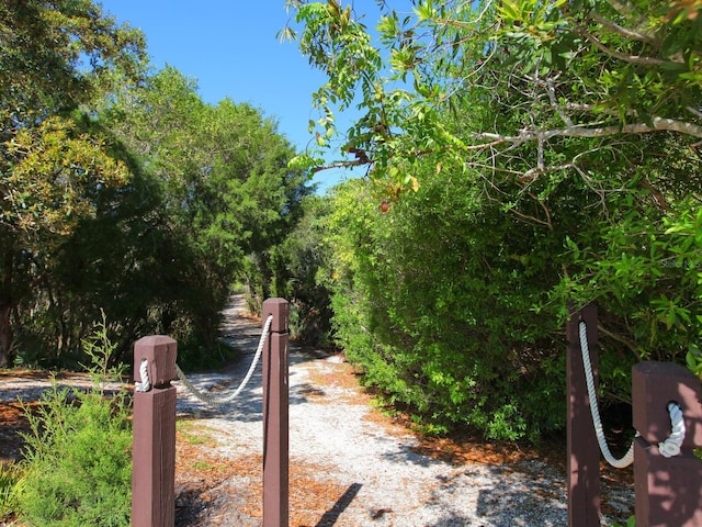 view of road