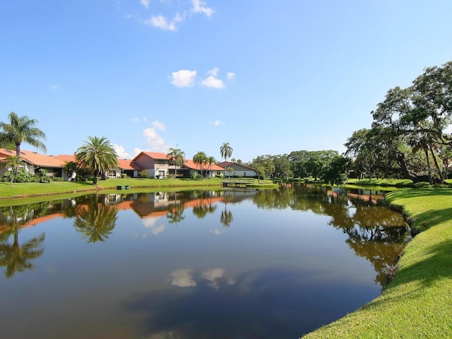 property view of water