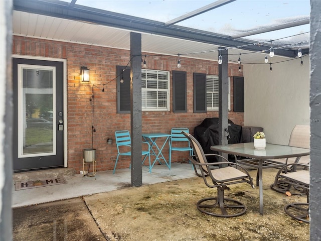 view of patio / terrace featuring area for grilling