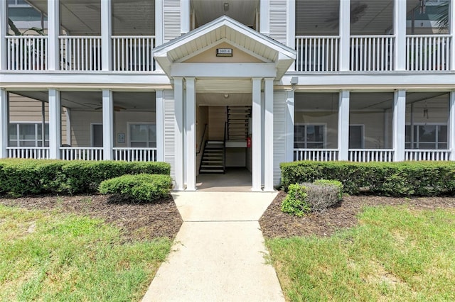 view of entrance to property