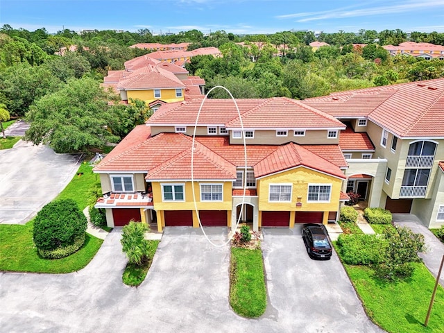 bird's eye view featuring a residential view