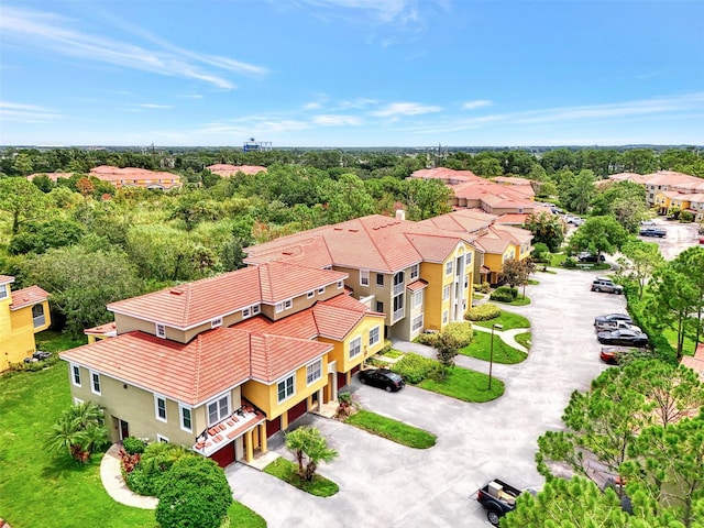 birds eye view of property featuring a residential view