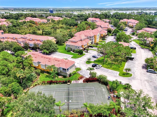 drone / aerial view featuring a residential view