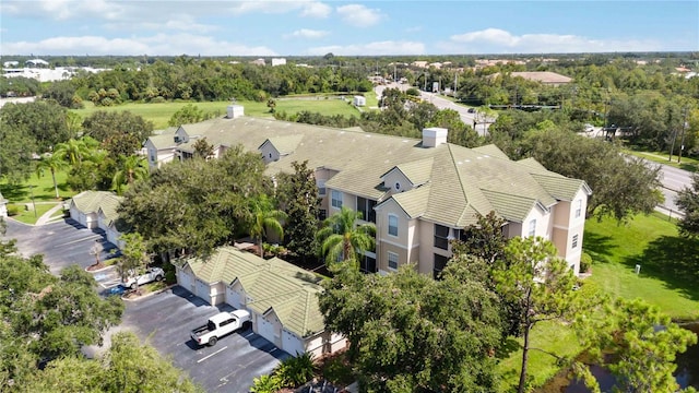 bird's eye view featuring a residential view