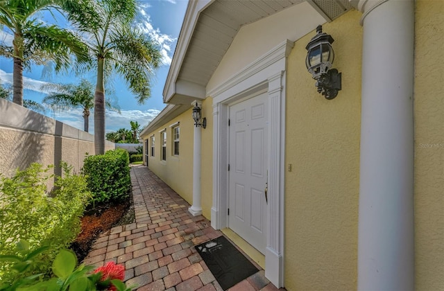 view of entrance to property