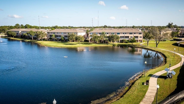 water view with a residential view