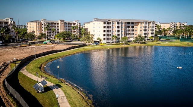 property view of water