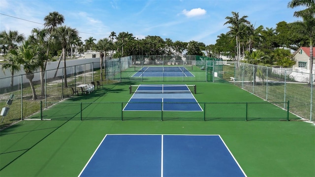 view of sport court