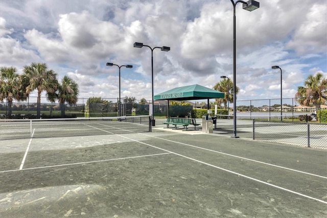 view of sport court