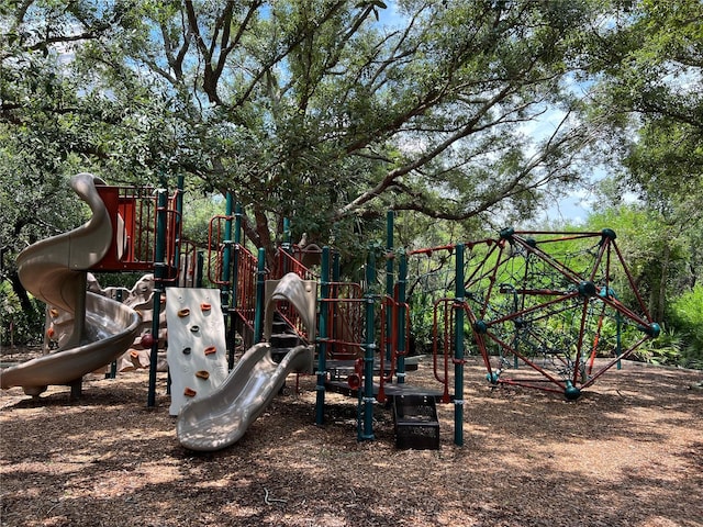 view of jungle gym