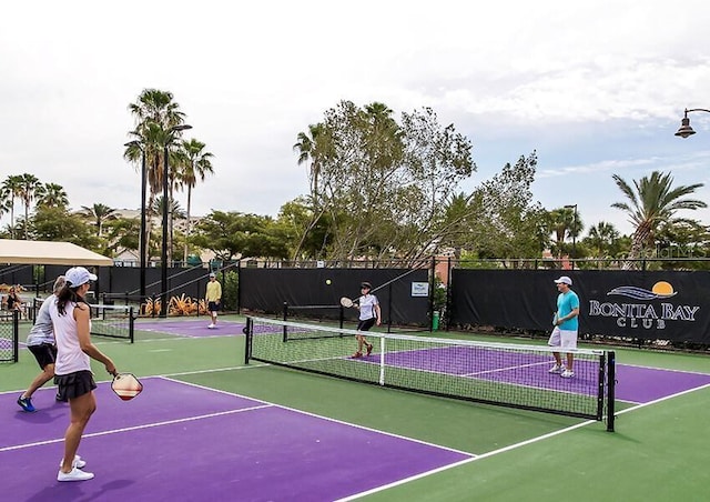 view of sport court