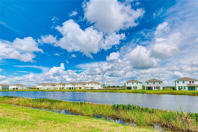 water view with a residential view