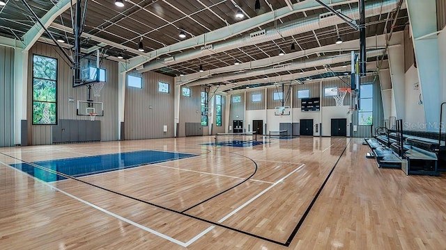 view of sport court with community basketball court