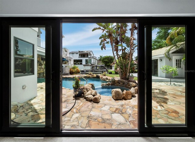 entryway featuring plenty of natural light