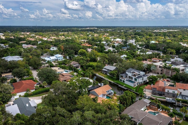 1400 Quail Dr, Sarasota, FL 34231 - drone / aerial view with a residential view