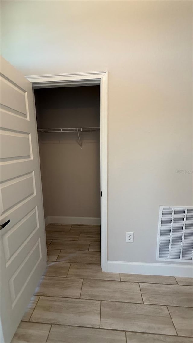 view of closet