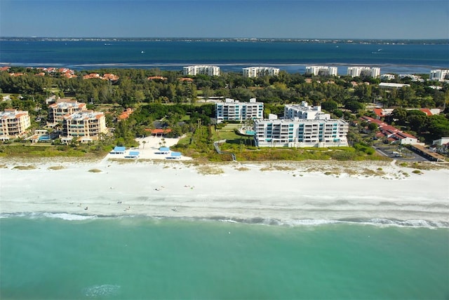 3080 Grand Bay Blvd Unit 532, Longboat Key, FL 34228 - drone / aerial view of waterfront with a beach