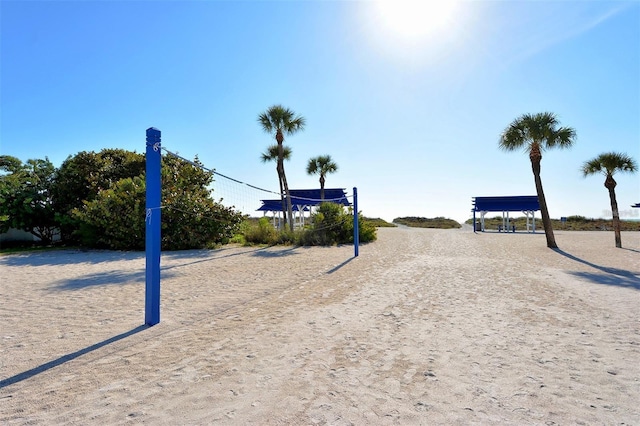 view of community with volleyball court