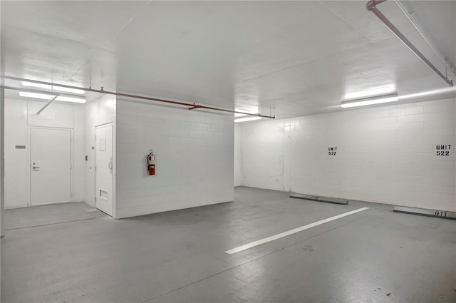3080 Grand Bay Blvd Unit 532, Longboat Key, FL 34228 - parking garage with concrete block wall