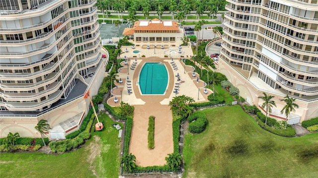 3080 Grand Bay Blvd Unit 532, Longboat Key, FL 34228 - aerial view of a pool area