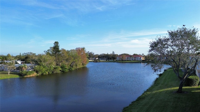 view of water feature