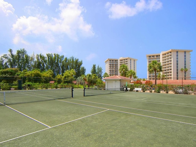 view of sport court