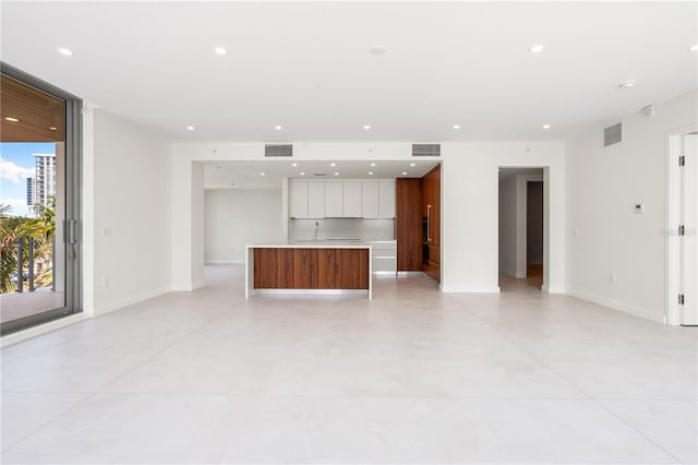 view of unfurnished living room