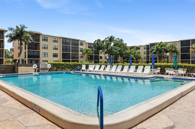 view of pool