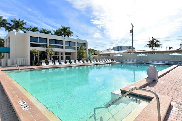 view of community pool