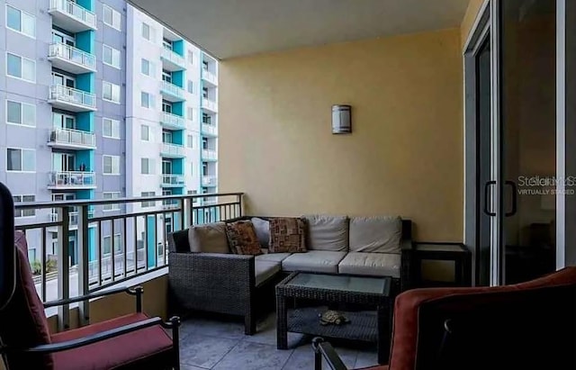 balcony with outdoor lounge area