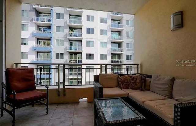 balcony with outdoor lounge area