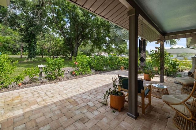 view of patio