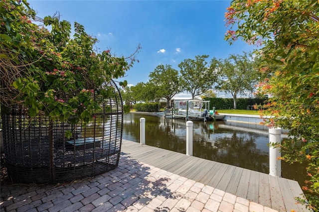 13460 Marquette Blvd, Fort Myers, FL 33905 - dock area featuring a water view