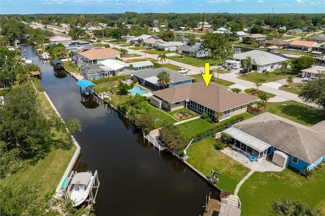 13460 Marquette Blvd, Fort Myers, FL 33905 - drone / aerial view with a residential view