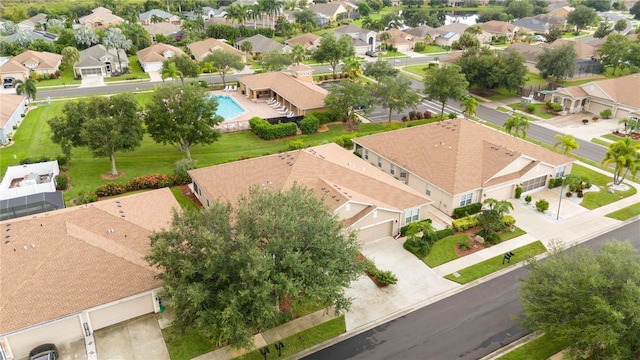 bird's eye view featuring a residential view