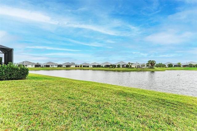 water view featuring a residential view