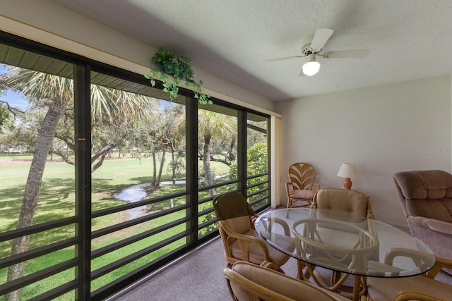 3500 El Conquistador Pkwy Unit 238, Bradenton, FL 34210 - sunroom / solarium featuring a ceiling fan