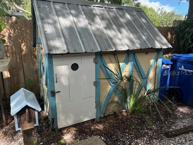 view of outbuilding