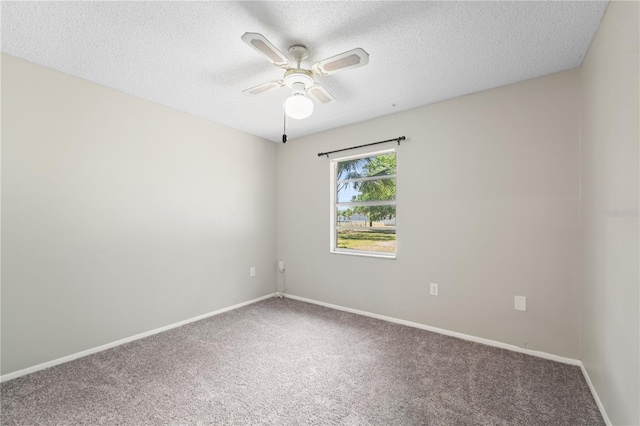 3240 Flamingo Ln, Mulberry, FL 33860 - carpeted spare room with ceiling fan and a textured ceiling