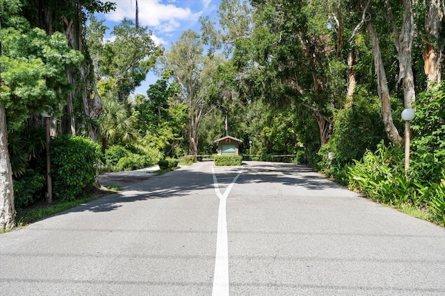 view of road