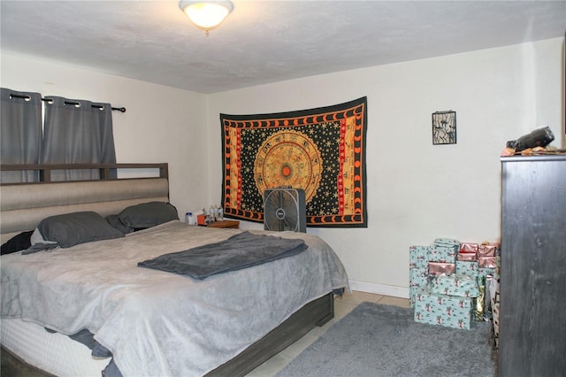 view of tiled bedroom