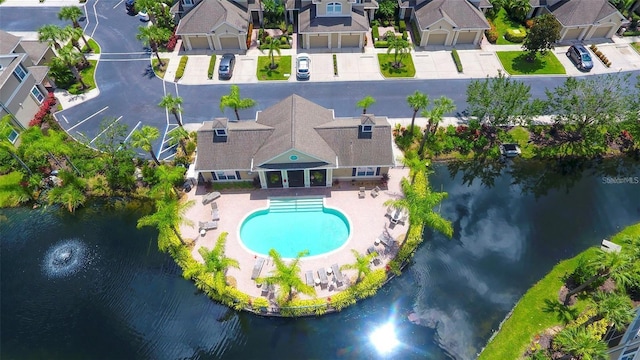 bird's eye view featuring a residential view