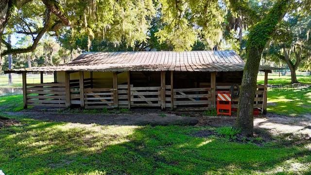 surrounding community with an outbuilding