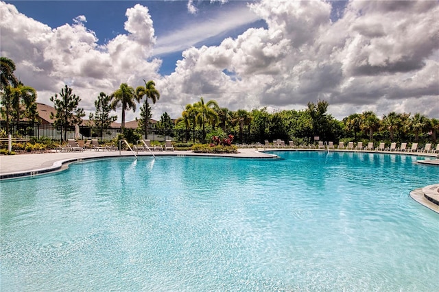 view of pool